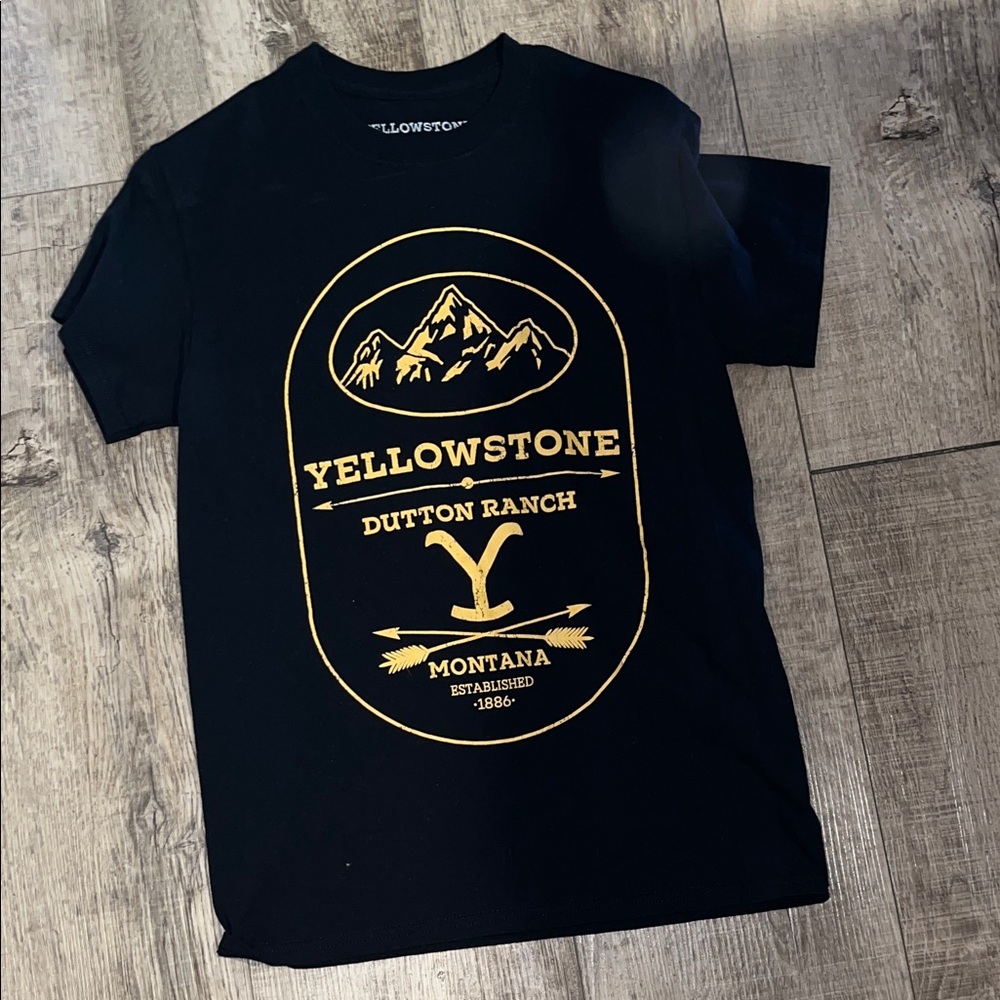 Yellowstone Black and Gold T-Shirt